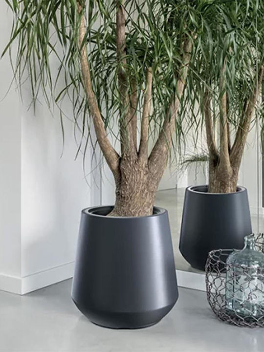 Next Heos Übertopf Kunststoff Gray 39.5x39.5x35εκ.