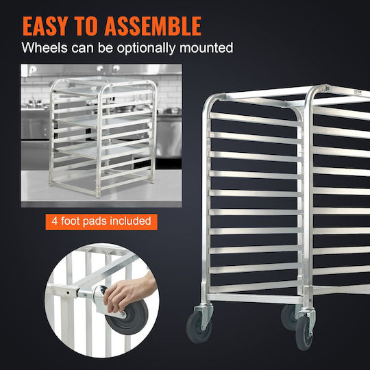 Vevor Commercial Kitchen Food Cart