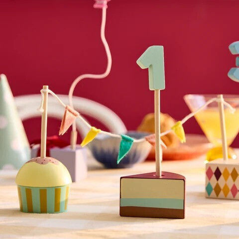 Kids Concept Wooden Birthday Decoration Set Kid's Hub
