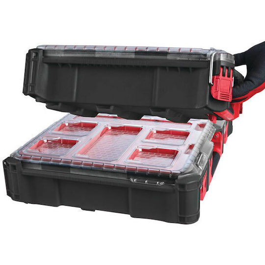 Milwaukee Packout Tool Compartment Organiser Black 25x38x12cm