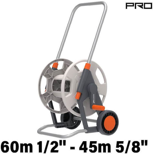 Nakayama GH9165 Wheeled Garden Hose Reel for Hose up to 60m with Rewind Handle