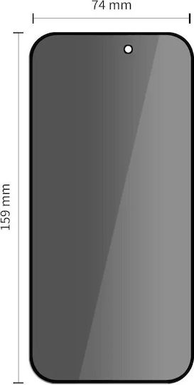 Tech-protect Glass Spy+ 2-pack Iphone 16 Pro Max 17 Pro Max Privacy