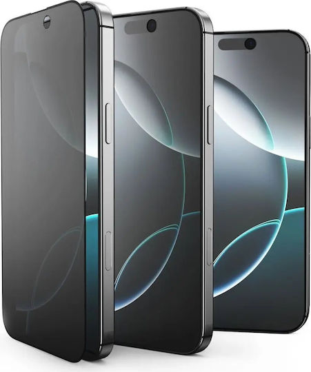 Tech-Protect Glass Spy+ Privacy Tempered Glass Μαύρο (iPhone Air)