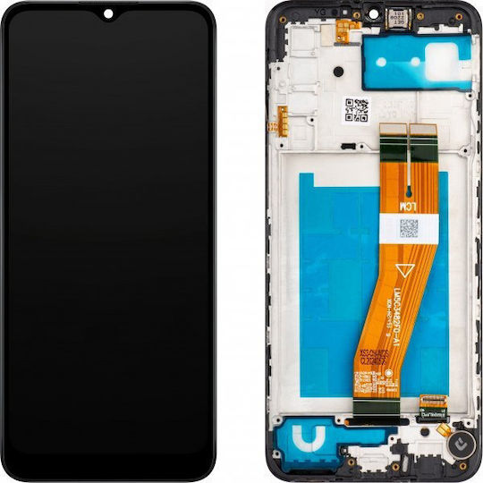 Οθόνη Samsung με Μηχανισμό Αφής για Samsung A02s (Μαύρο)