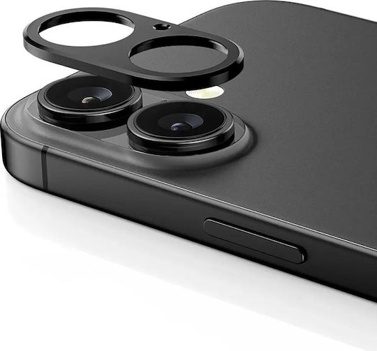 Tech-Protect Camalloy Fit+ Handy-Kameraschutz Metallrahmen Schwarz für das iPhone 17