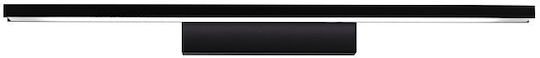 Alphab2b Modern Lamp Wall with Integrated LED and Natural White Light Black 60x8.5x5cm