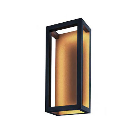 Luma Wall-Mounted Outdoor Lighting Black Luma Wall-Mounted Outdoor Lighting Black