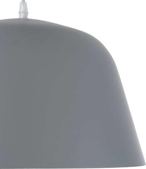 GloboStar Westvale Grey Bell Pendant Ceiling Light with E27 Socket 40x24x24cm