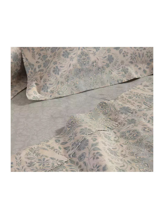 Nef-Nef Homeware Bettwäsche-Set Überdoppel 240x270cm. Demand Lilac 4Stück