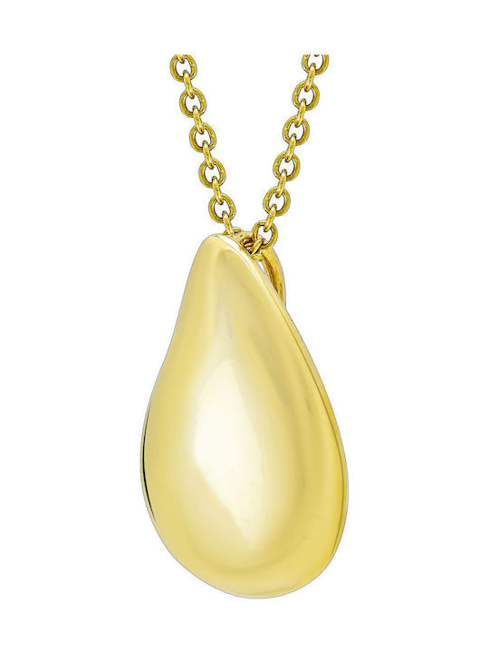 Kiriakos Gofas Charm mit Design Träne aus Gold 14K
