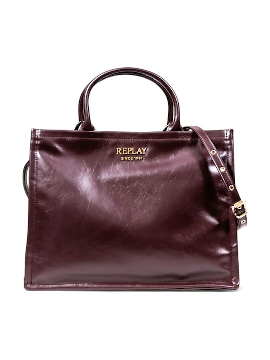 Replay Handtas - blue denim/blauw denim/bluedenim