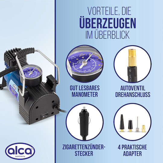 Alca Tire Pumpe 150PSI mit Kabel 12V