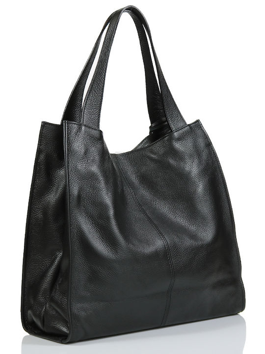 Leather Women's Bag Shoulder Black