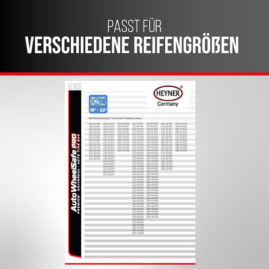 Heyner Schutz für Auto Reifen