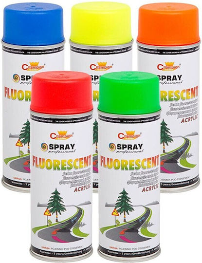 Champion Color Spray Vopsea Roșu Neon Fluorescent Spray 400ml
