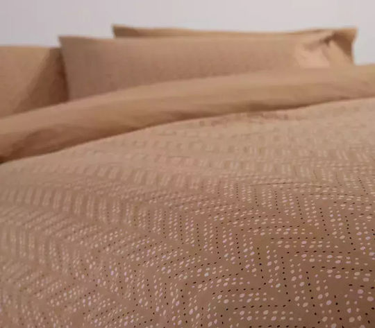 Nef-Nef Homeware Сет Чаршафи с Ластик 160x200+35см. Suspen Карамел 4бр