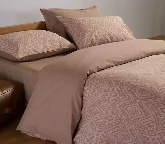 Nef-Nef Homeware Sheet Sets Queen 240x270cm. Orion Beige 4pcs