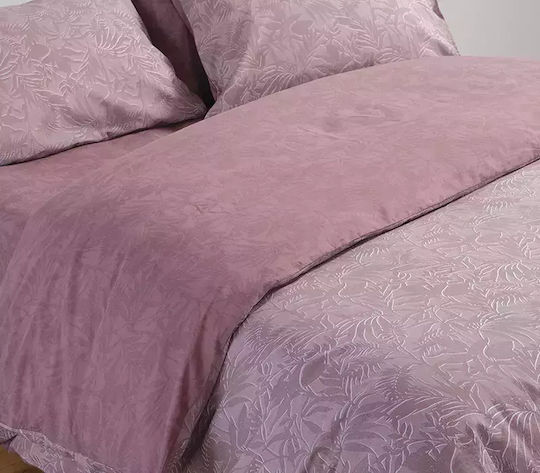 Nef-Nef Homeware Sheet Sets Single 170x270cm. Dazier Mauve 3pcs