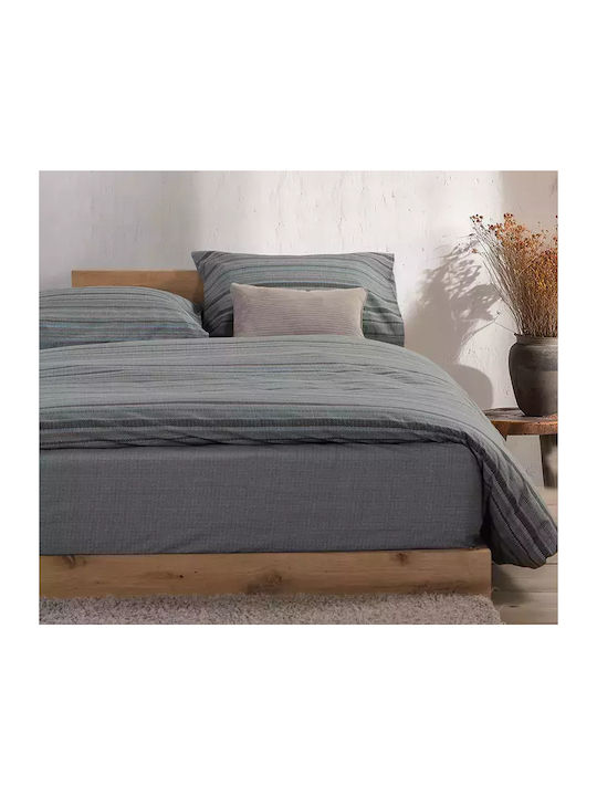 Nef-Nef Homeware Bettwäsche-Set Überdoppel 240x270cm. Degree Denim 4Stück