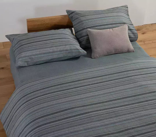Nef-Nef Homeware Bettwäsche-Set Überdoppel 240x270cm. Degree Denim 4Stück