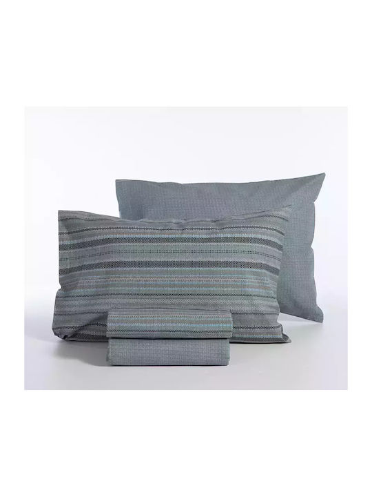 Nef-Nef Homeware Bettwäsche-Set Überdoppel 240x270cm. Degree Denim 4Stück
