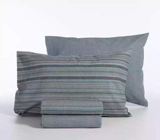 Nef-Nef Homeware Сет Чаршафи Двойни 200x270см. Degree Деним 4бр
