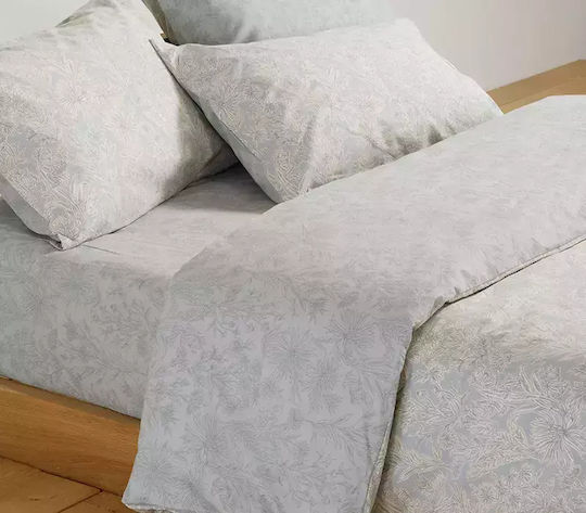 Nef-Nef Homeware Сет Чаршафи с Ластик 100x200+35см. Lucil Синьо 3бр