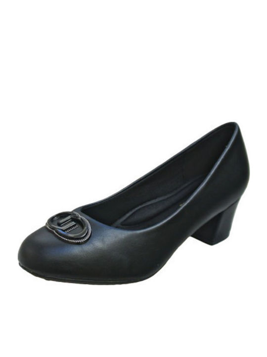Pumps mit mittelhohem Absatz Schwarz