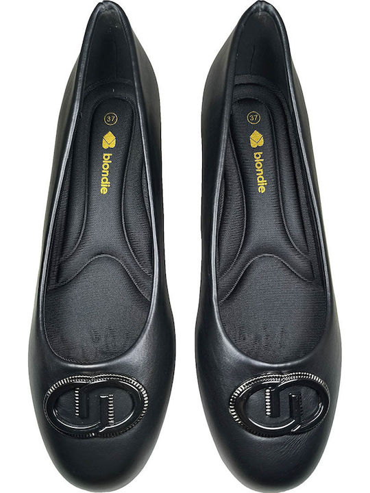 Pumps mit mittelhohem Absatz Schwarz