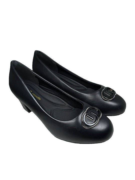 Pumps mit mittelhohem Absatz Schwarz