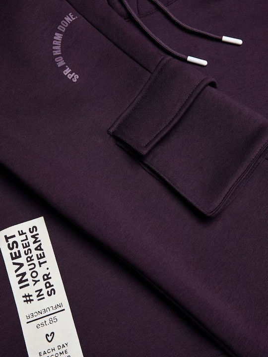 Kids Sweatpants Set Plum 2pcs