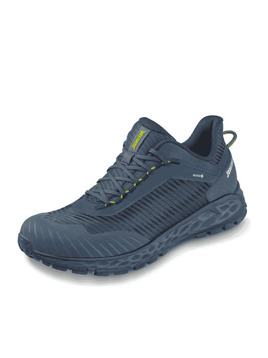 Meindl Men's Hiking Shoes Waterproof with Gore-Tex Membrane Blue