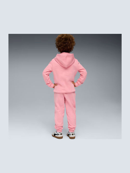 Kids Sweatpants Set Pink 2pcs Sweat Suit Fl