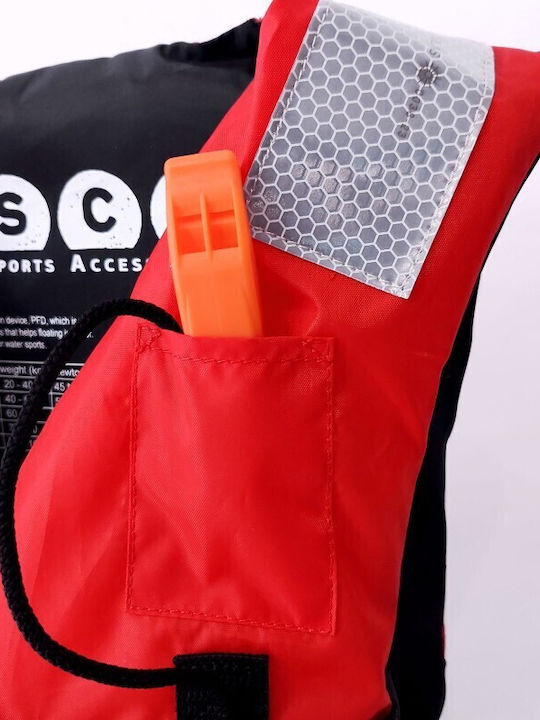 SCK Adults Life Jacket for Water Sports Red