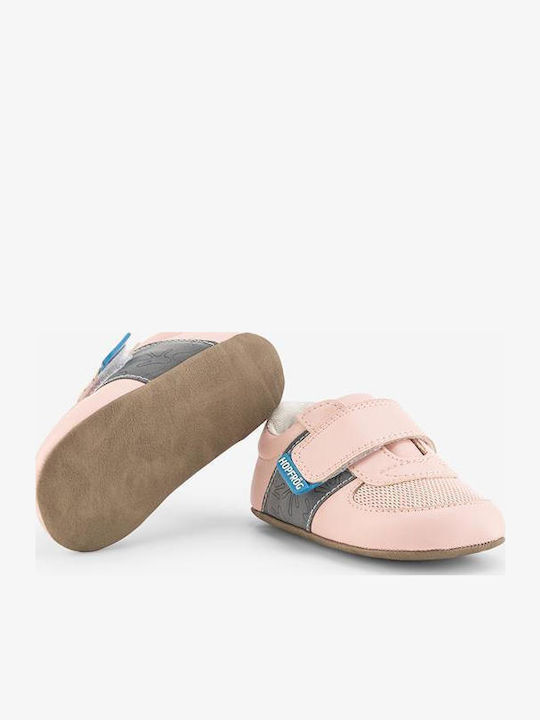 Hopfrög Βρεφικά Sneakers Αγκαλιάς Ροζ