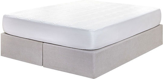 Charisma Schutzauflage Doppel Wasserdicht Allover Tencel Weiß 150x200+35cm