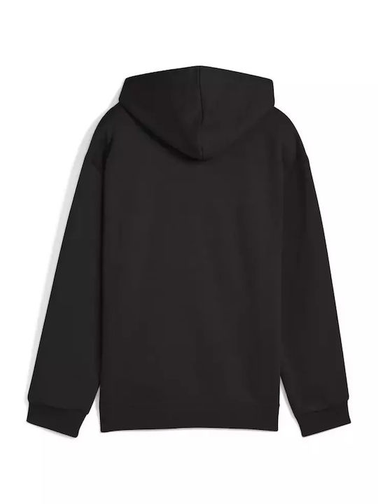 PUMA Kids Sweatshirt with Hood Black Hoodie Fl