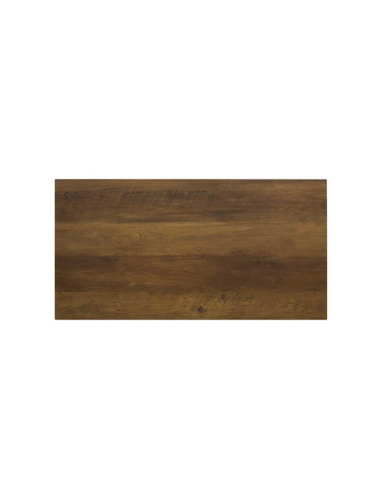 Rectangular Central Wooden Coffee Table Natural Colour W90xL48xH40cm