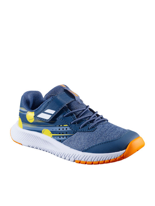Pulsion Kids Sports Shoes Tennis with Hoop & Loop Closure Blue