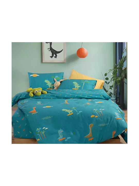 Nef-Nef Homeware Our Princess Set Kids Duvet Cover Single with Pillowcase Cotton 160x240cm