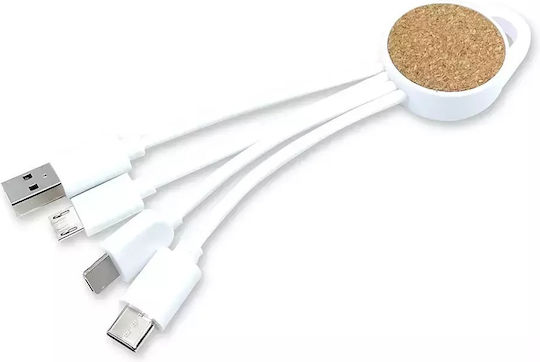 Premium Σετ Δώρου Φελού Powerbank Kαλώδιο Φόρτισης Στυλό Ballpoint Κωδ 1805
