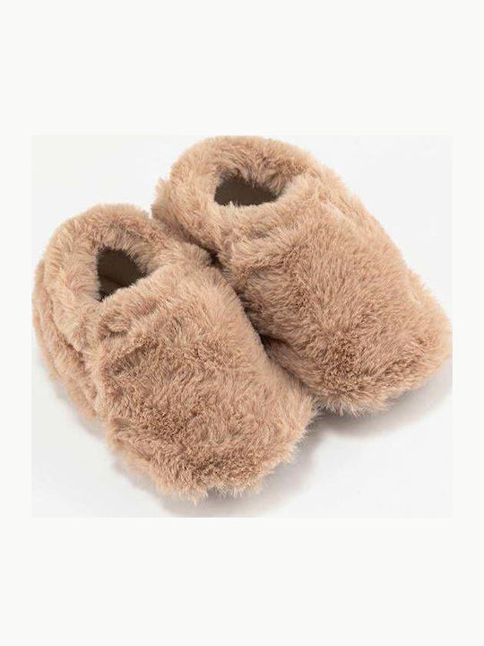 Kids Slippers Beige Furry Furry 21K035P000FURRYBEJKURK