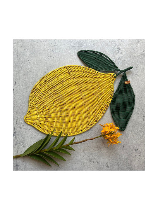 Polihome Lemons Σουπλά Rattan 39x30cm Polihome Lemons Σουπλά Rattan 39x30cm