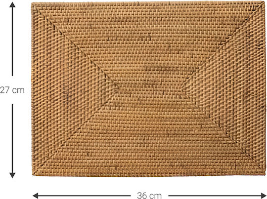 Polihome Rattan Placemat Besana 36x27cm Polihome Rattan Placemat Besana 36x27cm