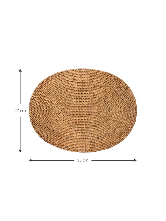 Polihome Erela Σουπλά Rattan 36x27cm Polihome Erela Σουπλά Rattan 36x27cm