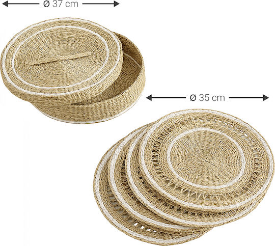 Polihome Placemats Leandra 35x35cm 6pcs Polihome Placemats Leandra 35x35cm 6pcs