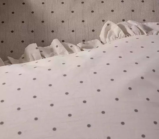 Nef-Nef Homeware Duvet Cover Set Cotton Queen with 2 Pillowcases 240x230 Piombino Beige