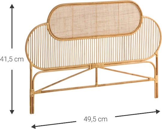 Polihome Bed Headboard Elayne Wooden Beige 170x120cm