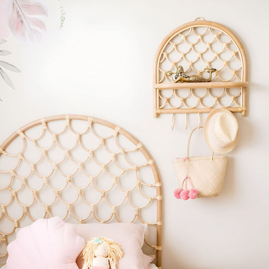 Polihome Bed Headboard Sansa Wooden Beige 100x140cm