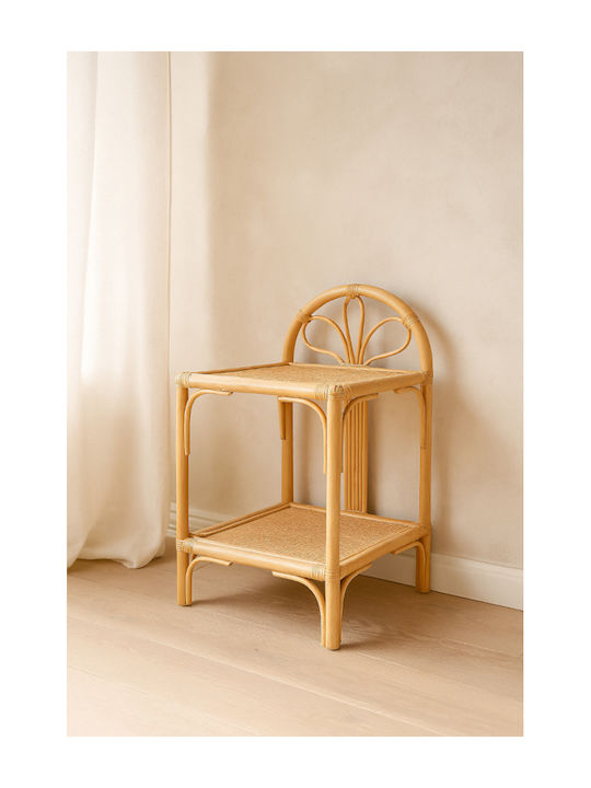 Κομοδίνο Jeskor Ξύλινο Μπεζ 47x40x67cm